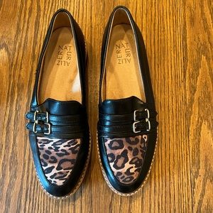 Naturalizer Eiffel Loafer leopard print toe detail